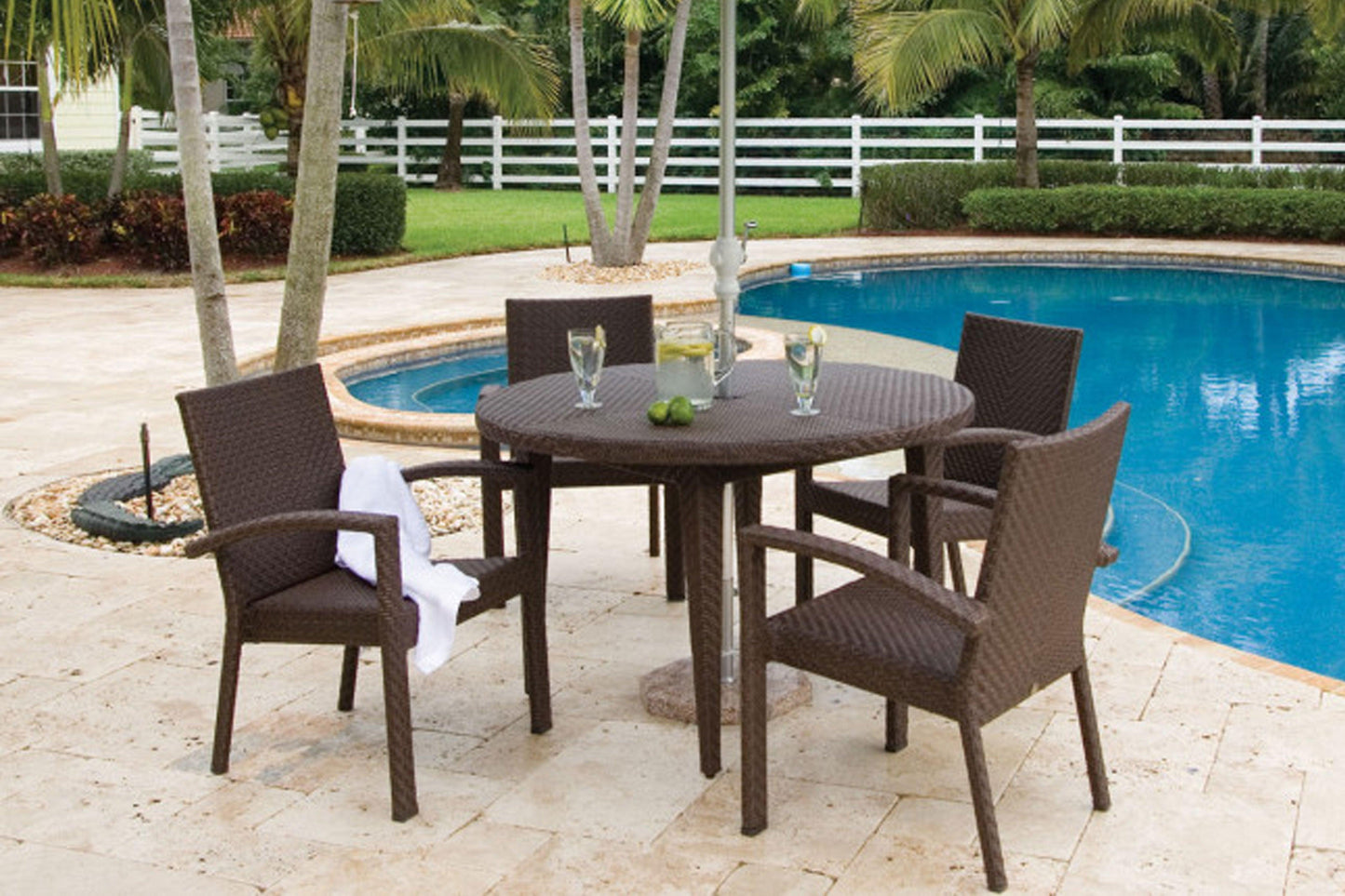 Atlantis 5 PC Dining Group SKU: 903-3303-JBP-5DA - Venini Furniture 