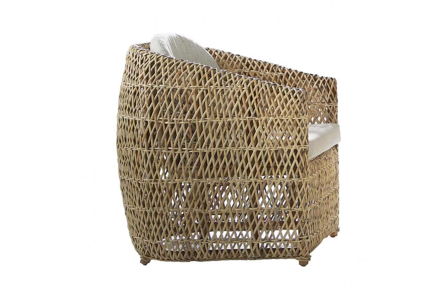 Sumatra Barrel Chair w/beige cushion - Venini Furniture