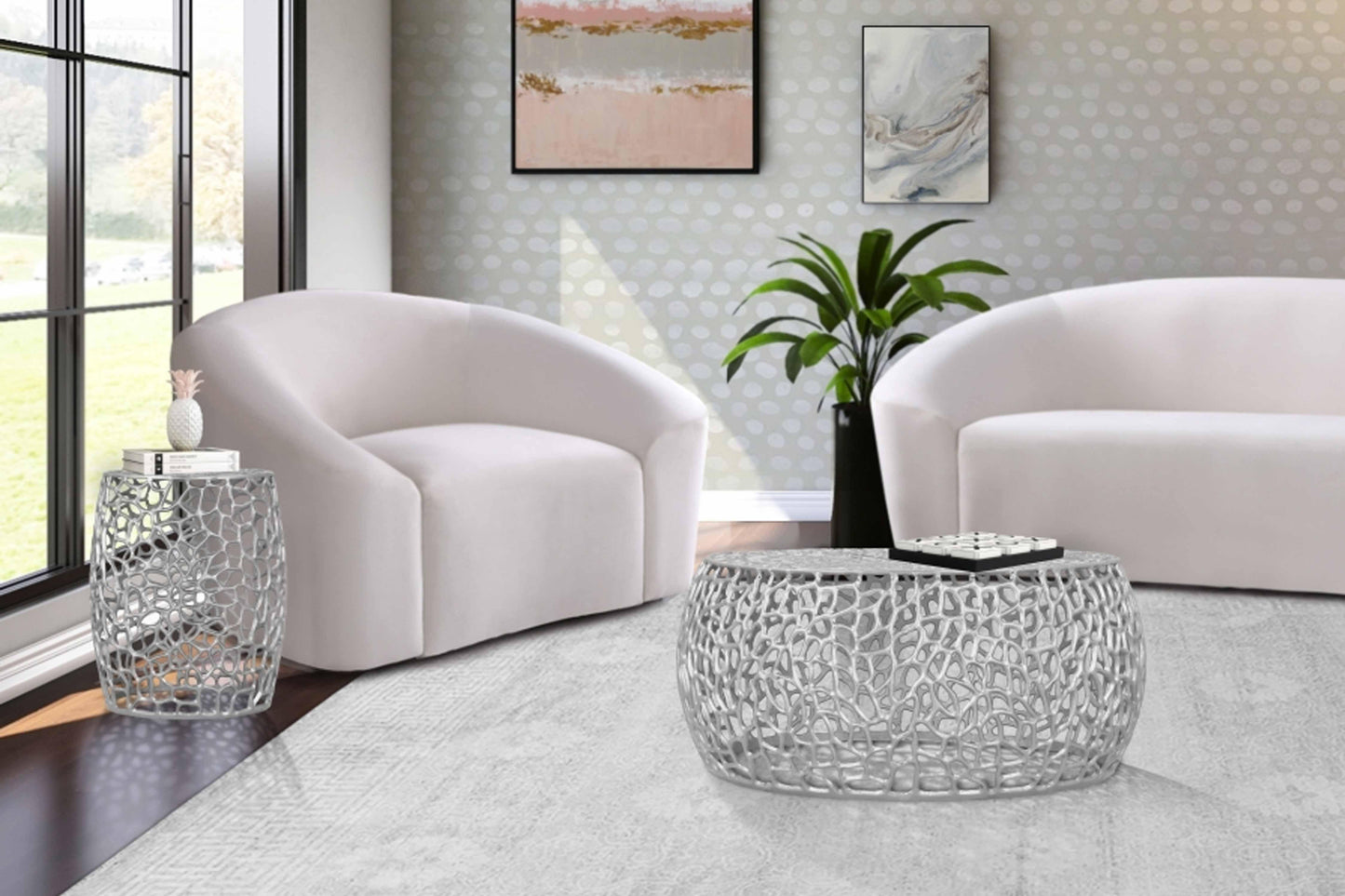 Priya End Table SKU: 224-E - Venini Furniture