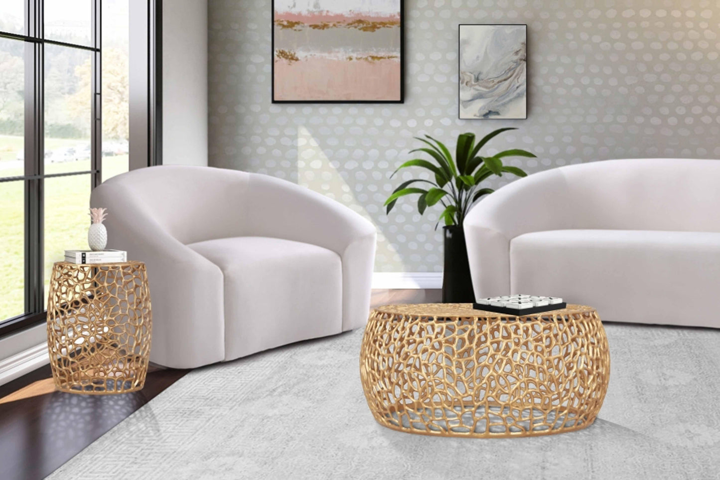 Priya End Table SKU: 224-E - Venini Furniture