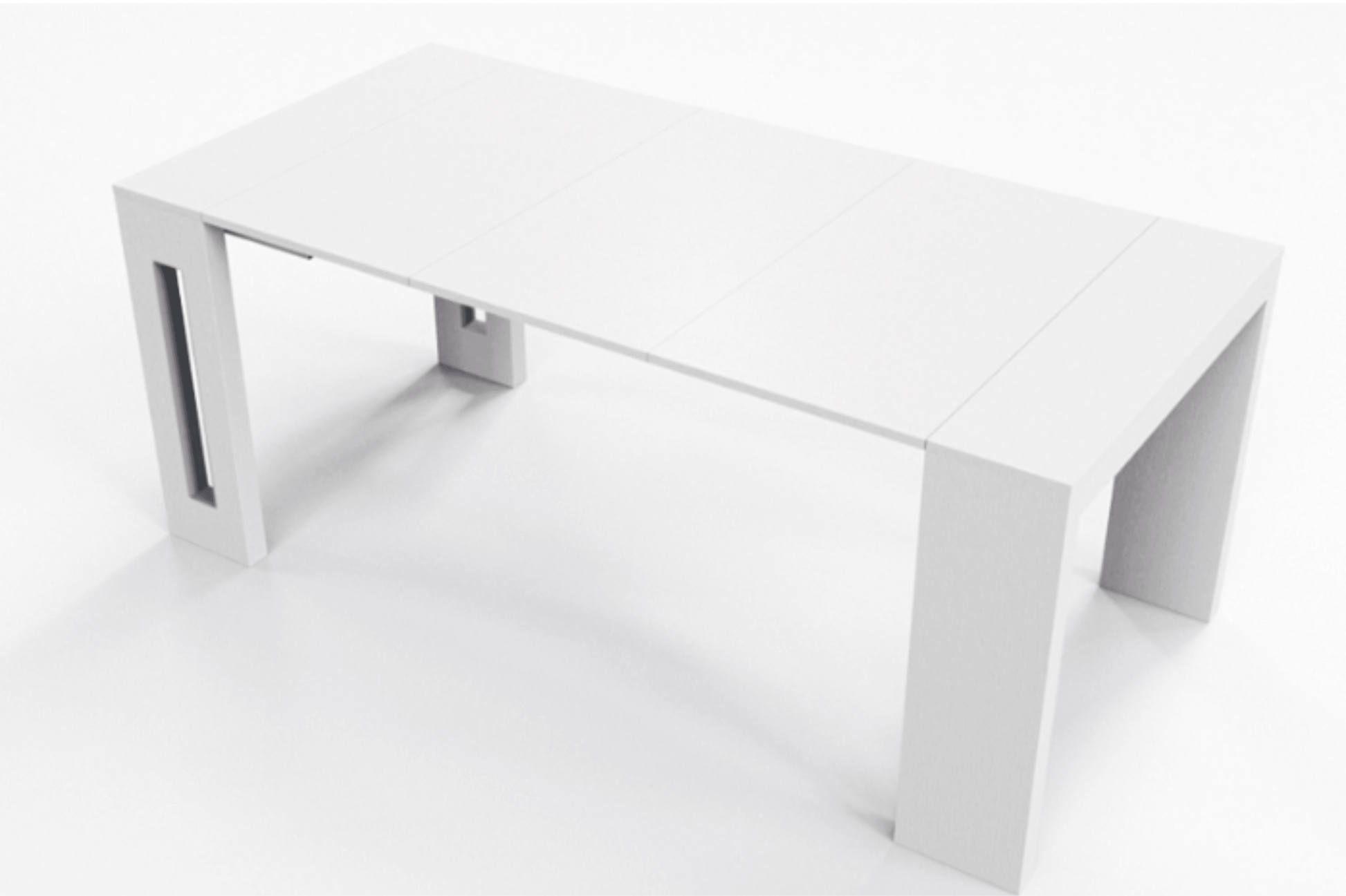 Manarola Expandable Console Table White Model TC-540B - Venini Furniture 
