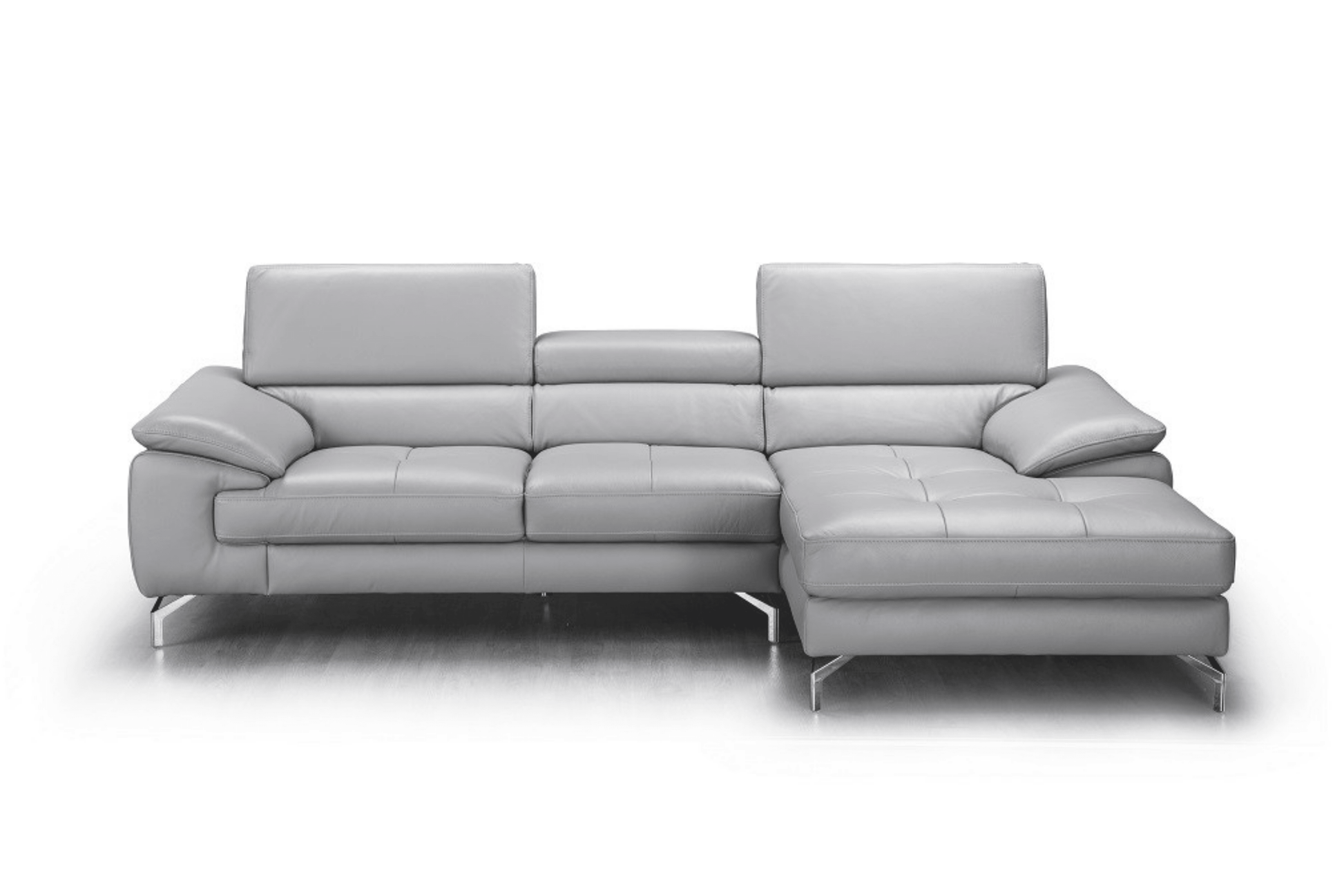 Liam Premium Leather Sectional - Venini Furniture 