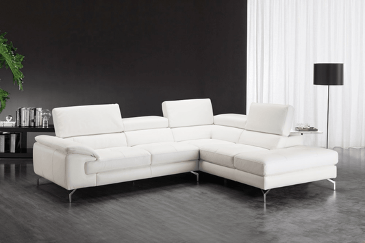 Nila Premium Leather Sectional - Venini Furniture 