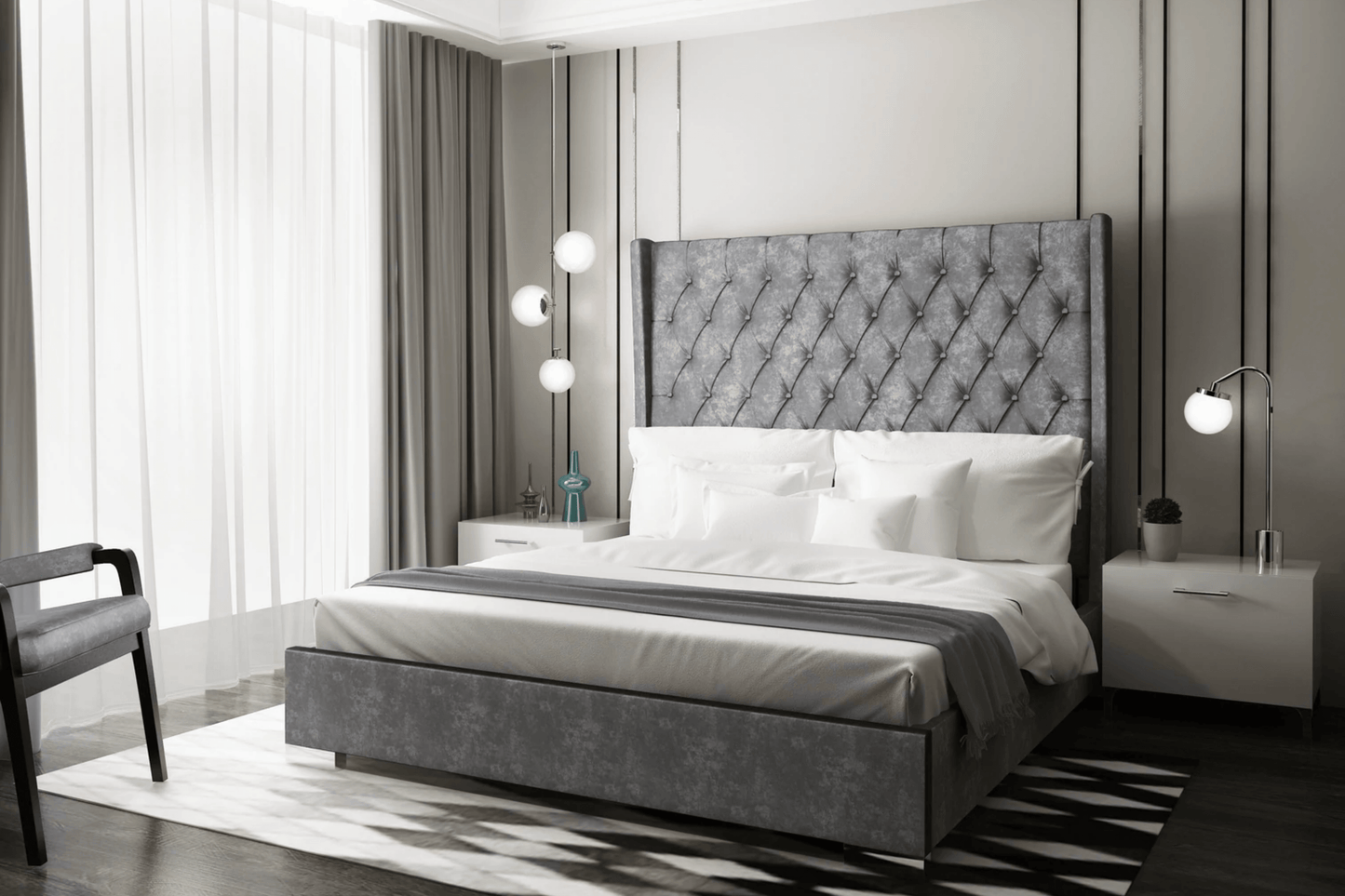Ancona Bedroom Bed - Venini Furniture