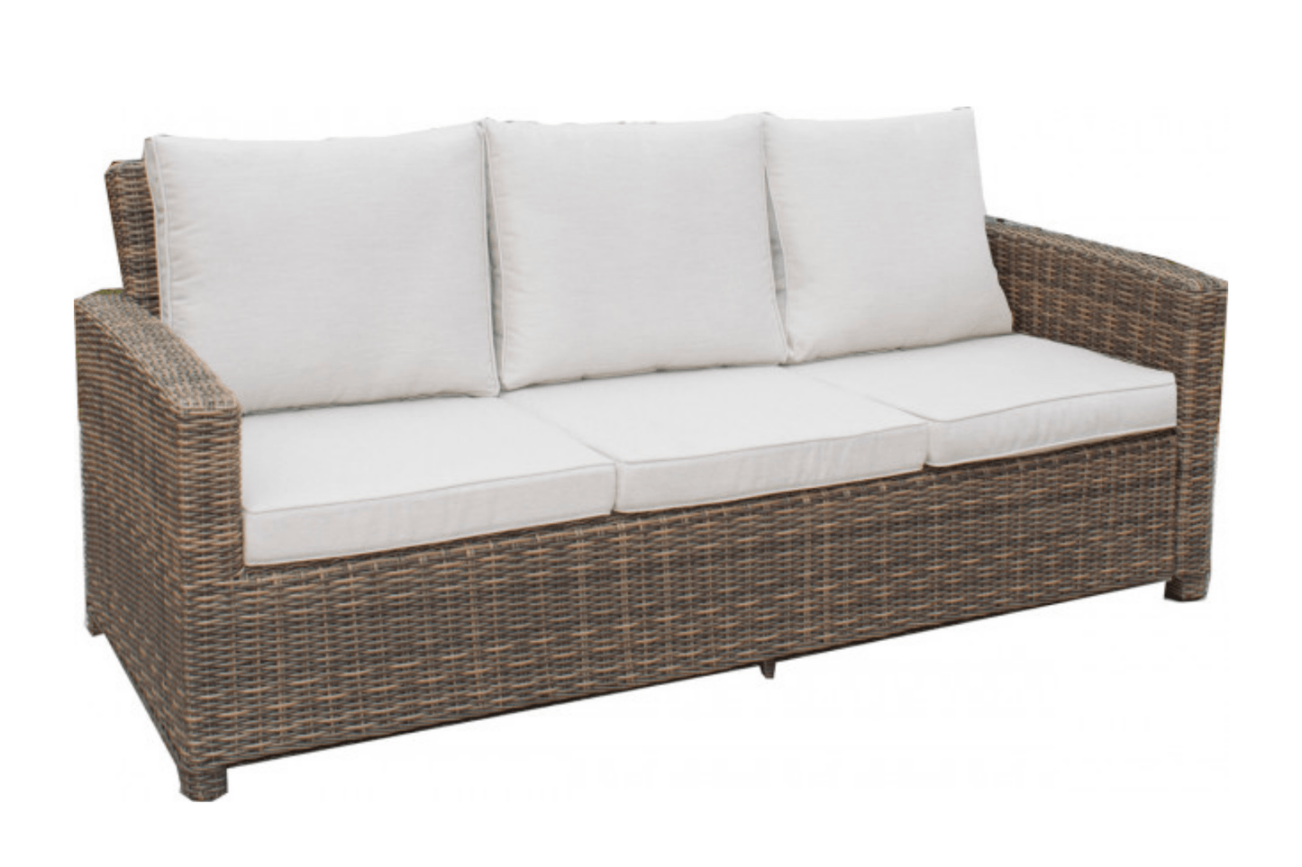 Spanish Wells Sofa w/tan cushion SKU: PRP-5001-DFT-S - Venini Furniture