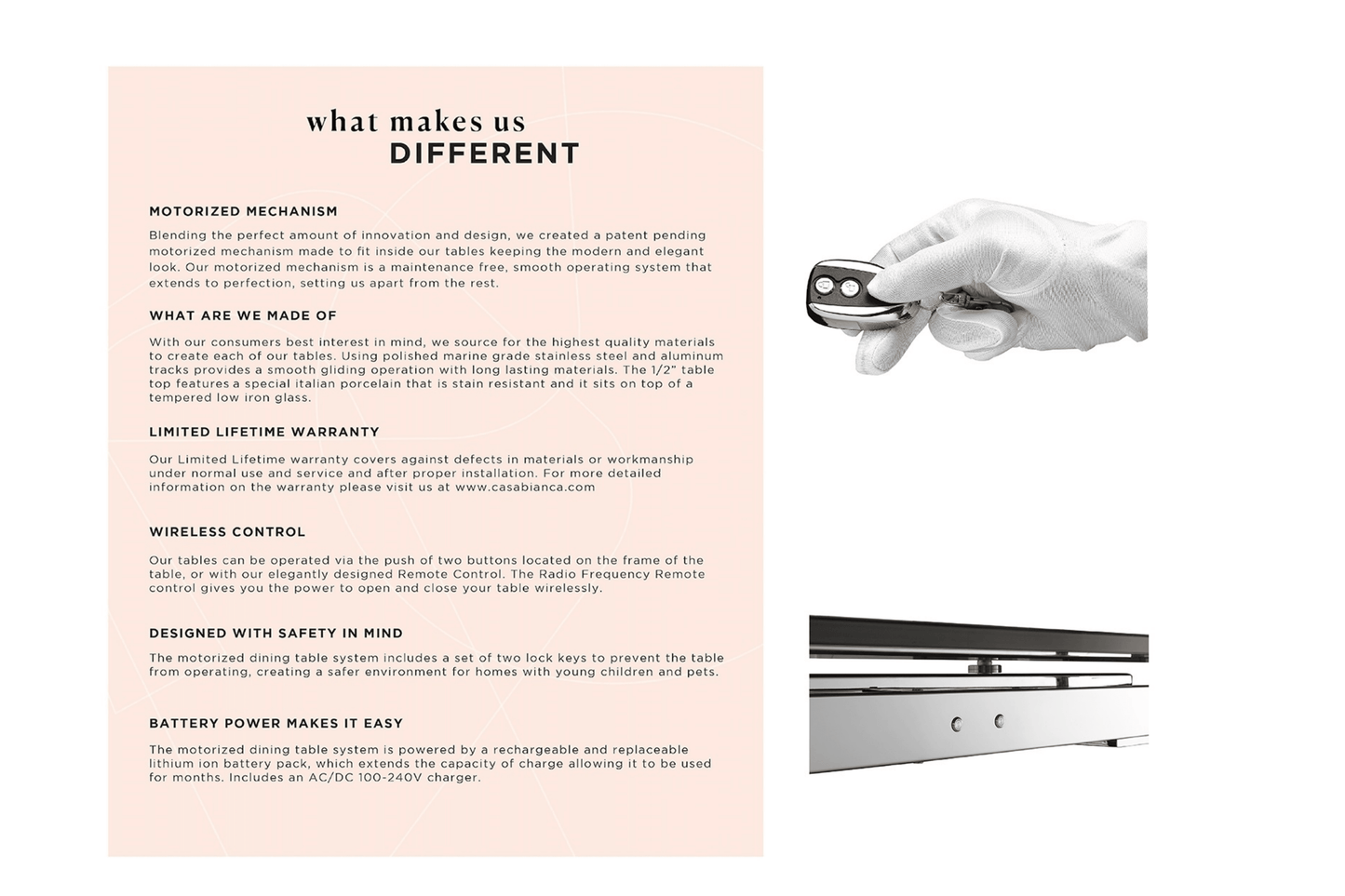 X BASE dining table with polished stainless steel - Venini Furniture