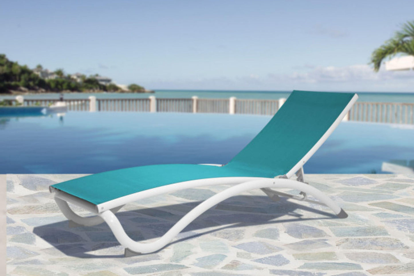 Arch Stackable Sling Chaise Lounger SKU: PRP-4001 - Venini Furniture 