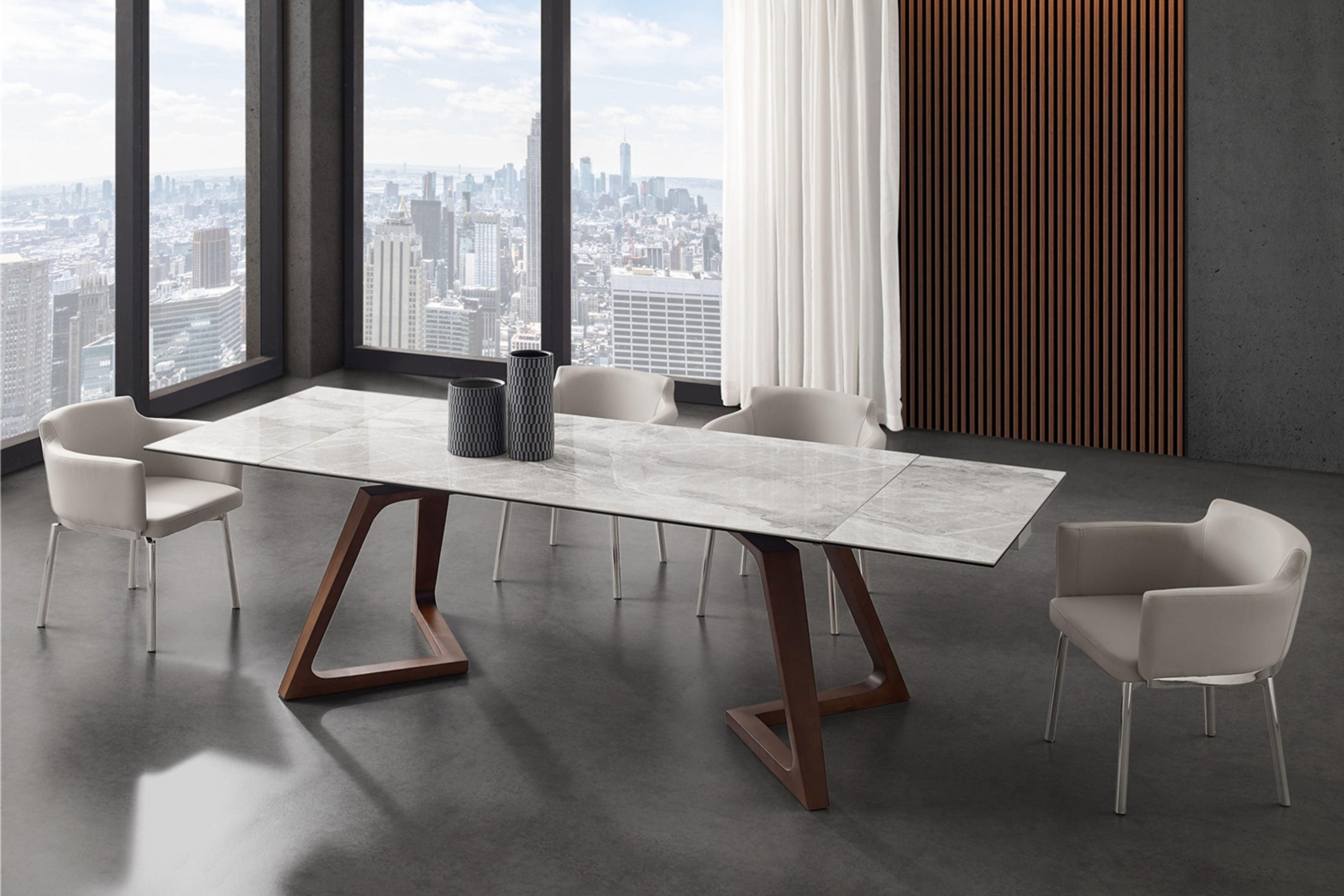 Journey Dining Table Walnut Model CB-D630WAL | Venini Furniture ...