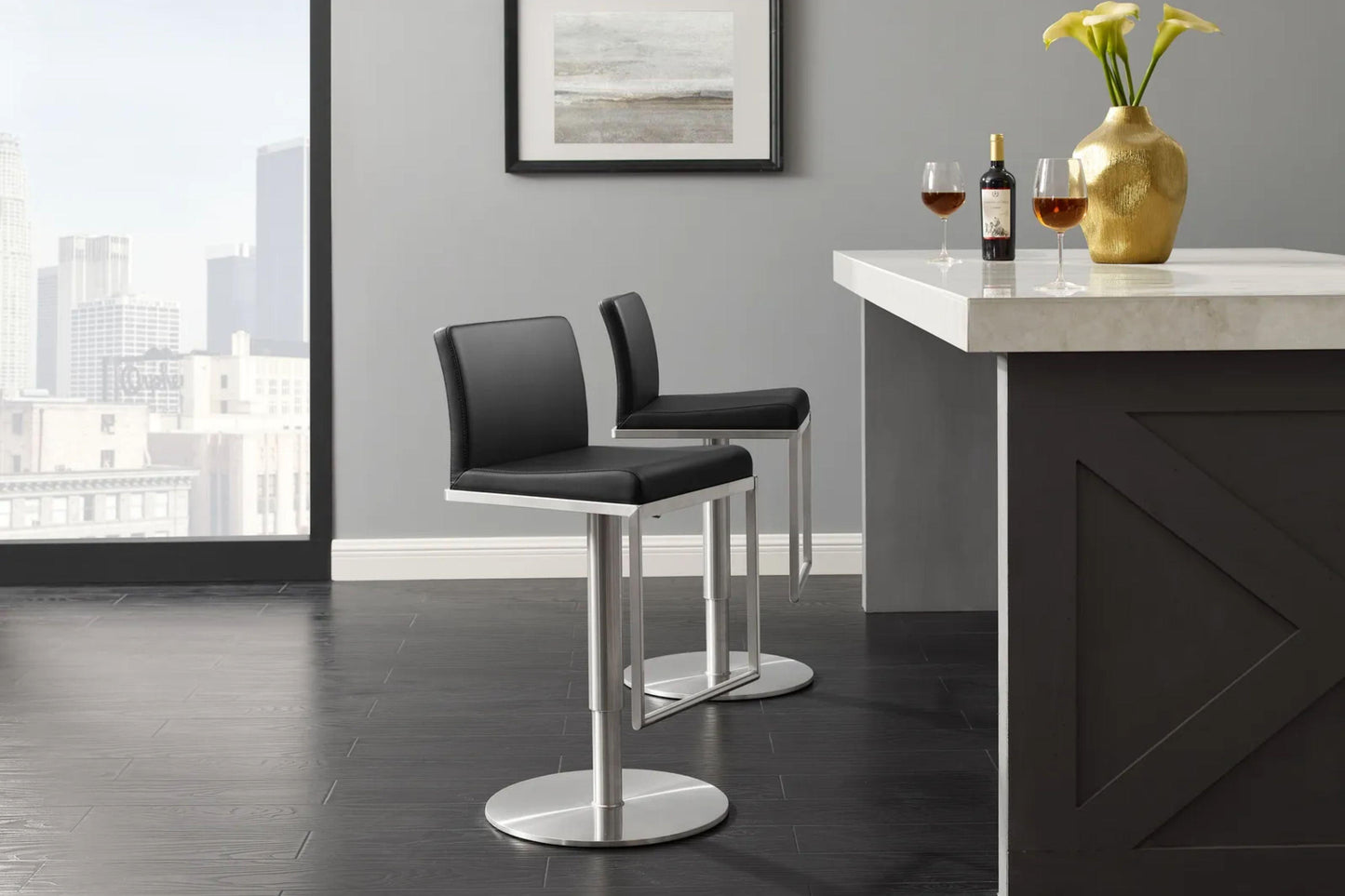 Venetian Bar Stool Model CB-C102W - Venini Furniture