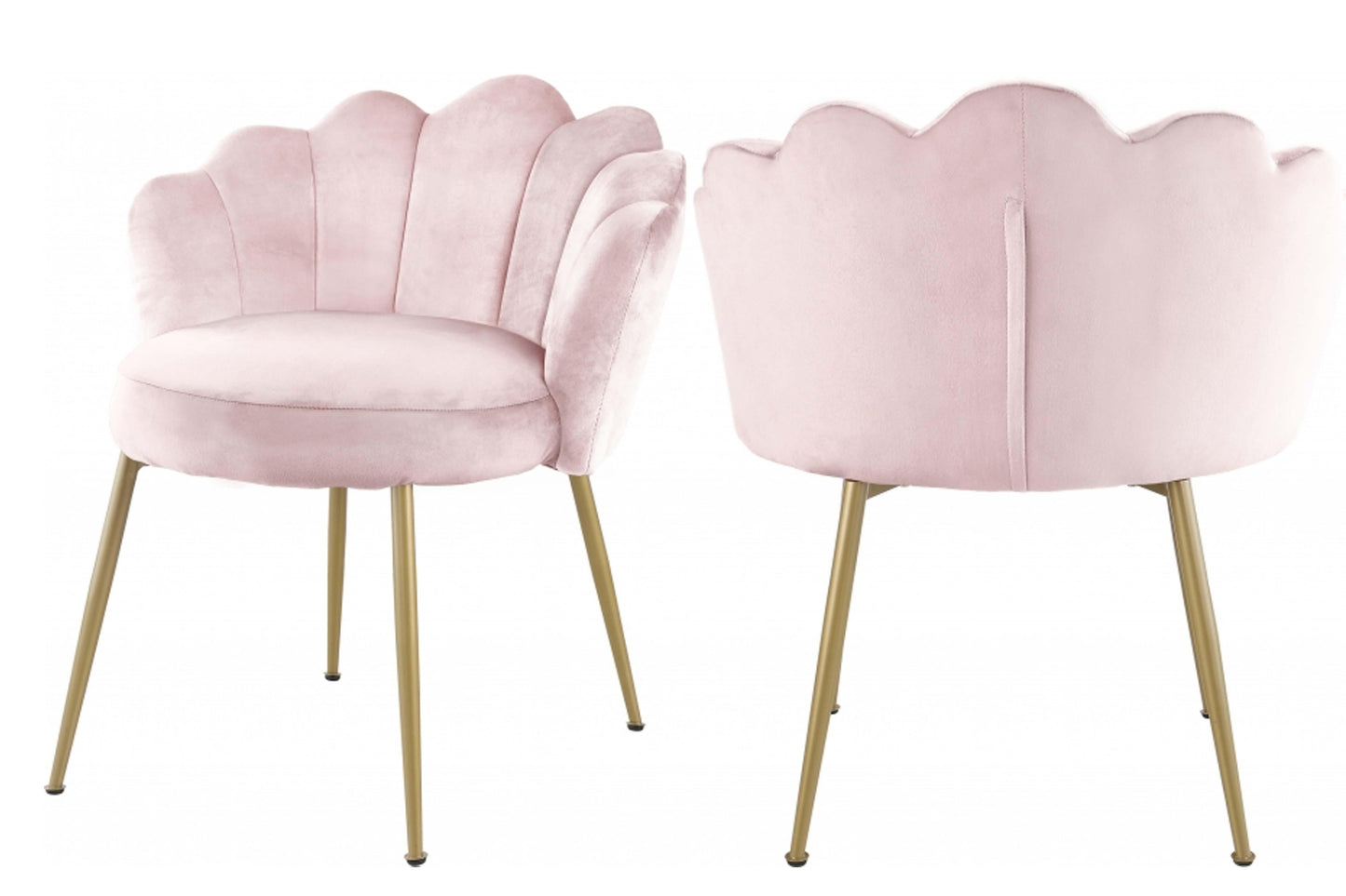 Claire Velvet Accent Chair / Dining Chair SKU: 748-C - Venini Furniture