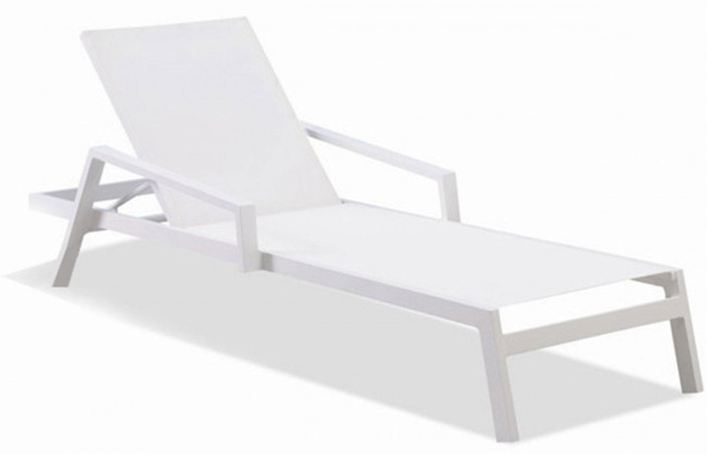 Mykonos Sling Chaise Lounger SKU: PJO-2401-WHT-CL - Venini Furniture