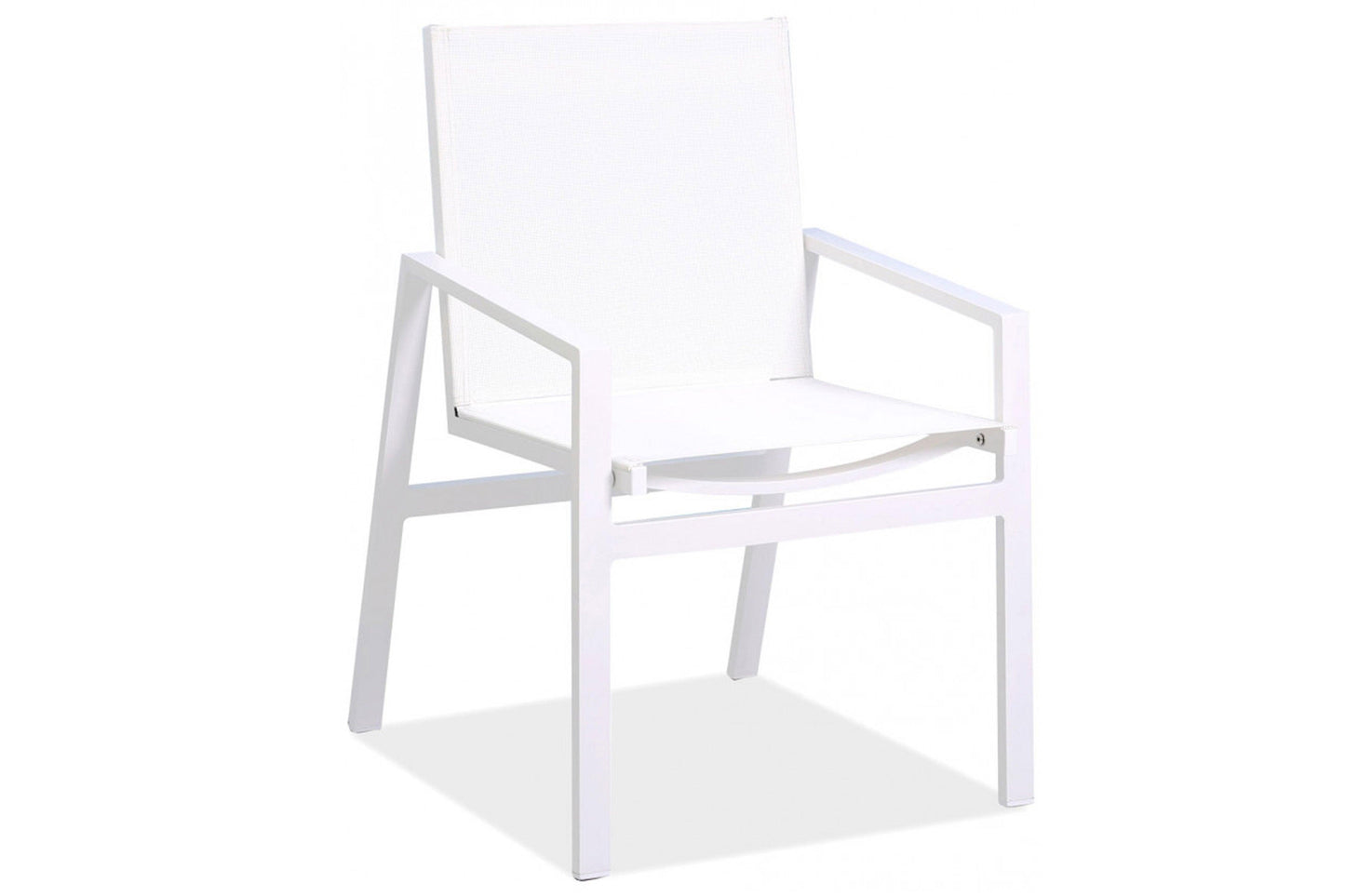 Mykonos Stackable Armchair SKU: PJO-2401-WHT-AC - Venini Furniture