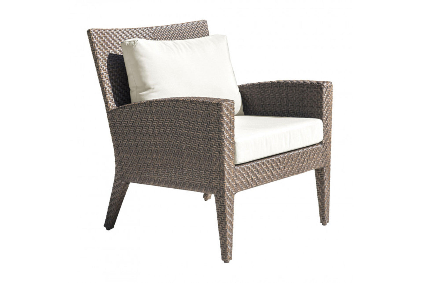 Oasis Lounge Chair w/off-white cushions SKU: PJO-2201-JBP-LC - Venini Furniture