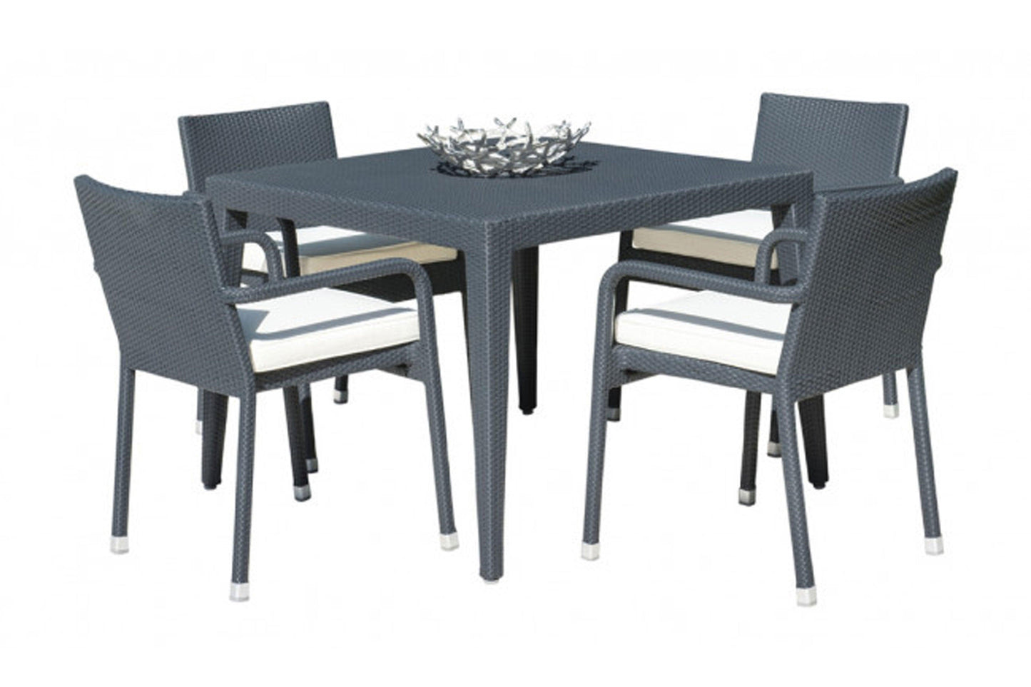 Onyx 5 PC Dining Set SKU: PJO-1901-BLK-5DA - Venini Furniture
