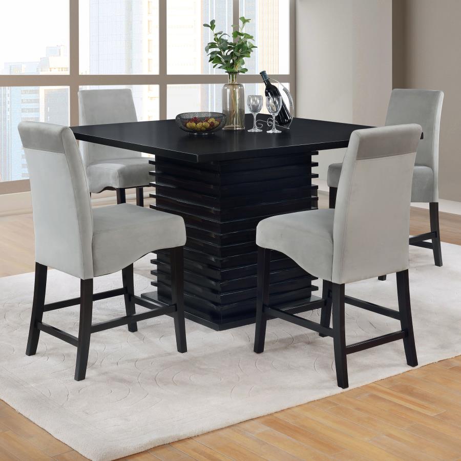 Stanton Square Counter Height Dining Table Set Grey