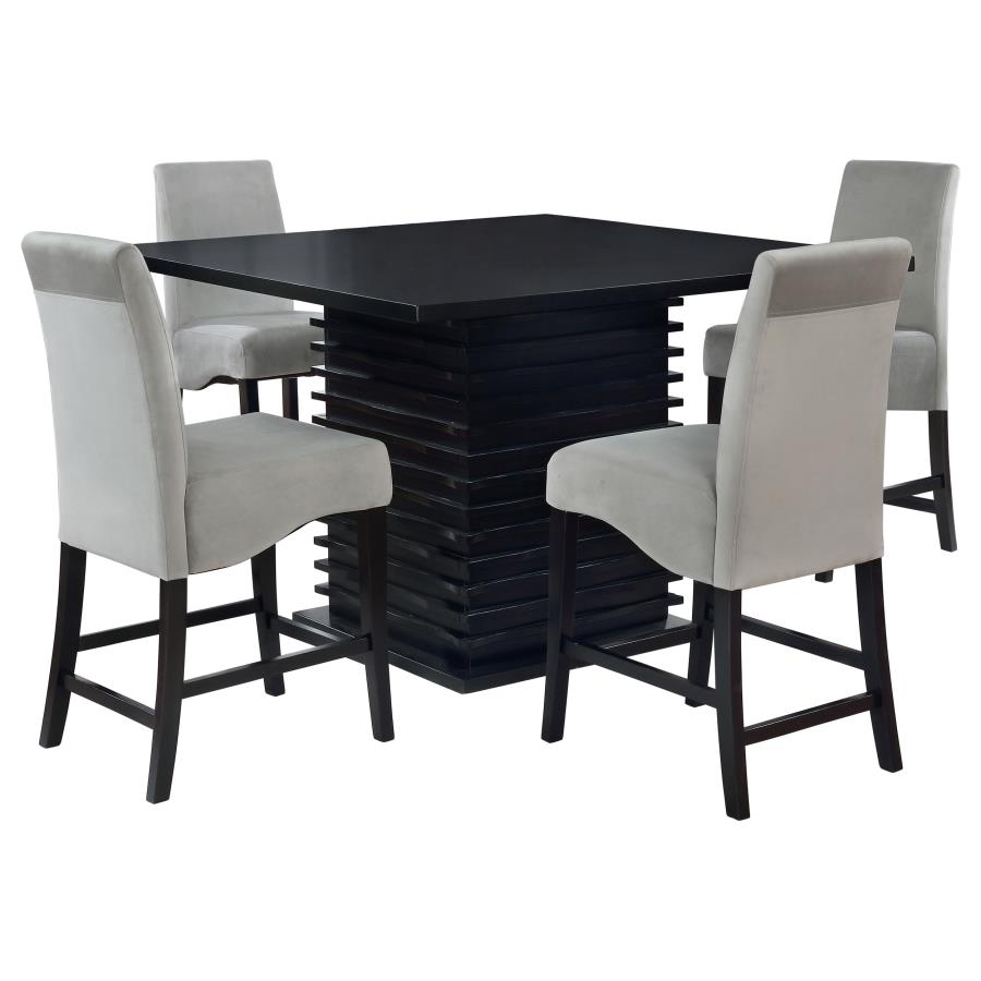Stanton Square Counter Height Dining Table Set Grey