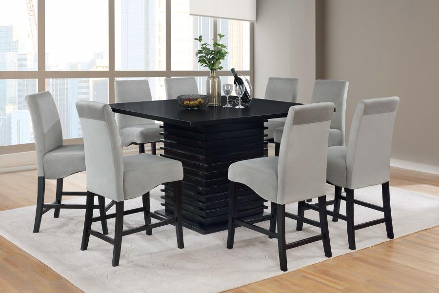 Stanton Square Counter Height Dining Table Set Grey