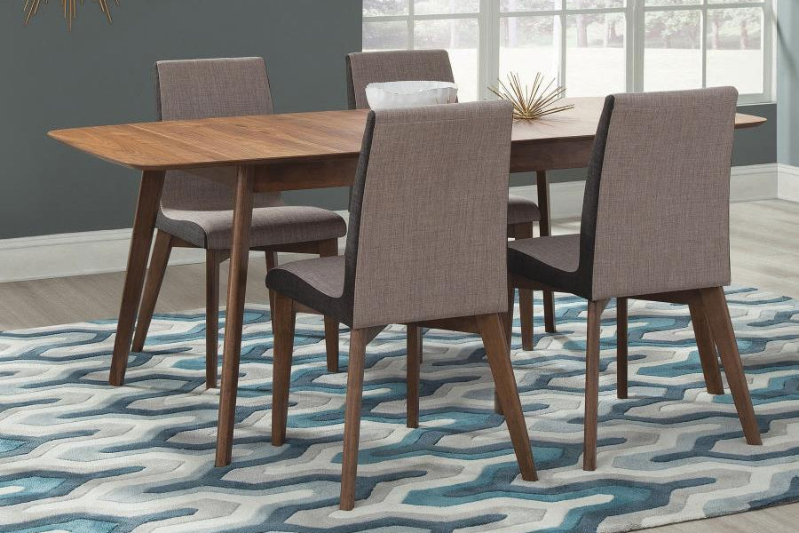 Redbridge Rectangular Dining Set Natural Walnut
