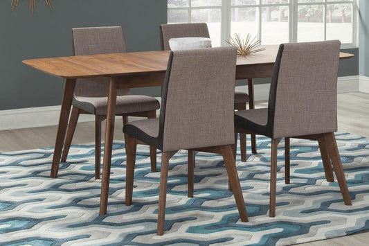 Redbridge Rectangular Dining Set Natural Walnut