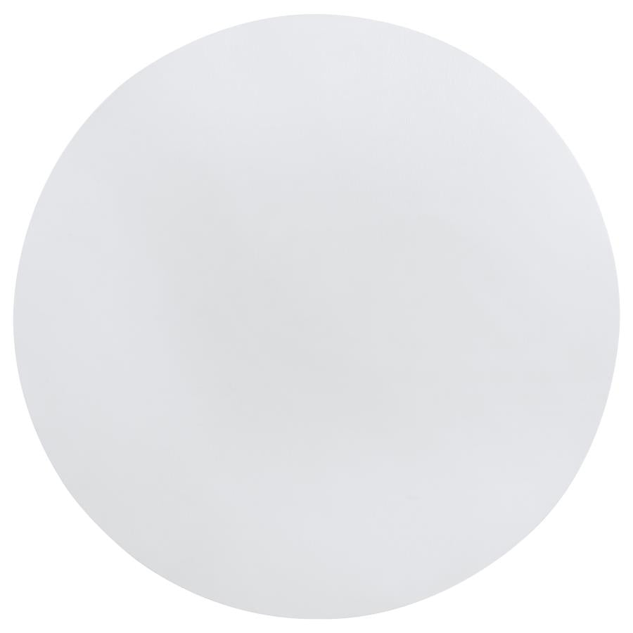 Judd 5 or 7 piece 54-inch Round Wood Dining Table Set Pearl White