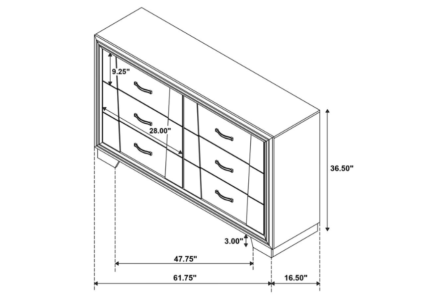 Janine 4-piece Queen Bedroom Set Grey 223551Q-S4 Coming Soon