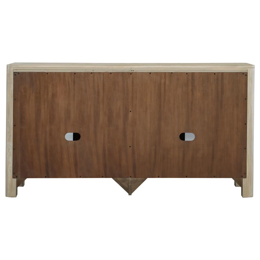 Solano Sliding Door Dining Sideboard Server Weathered Mango 115505