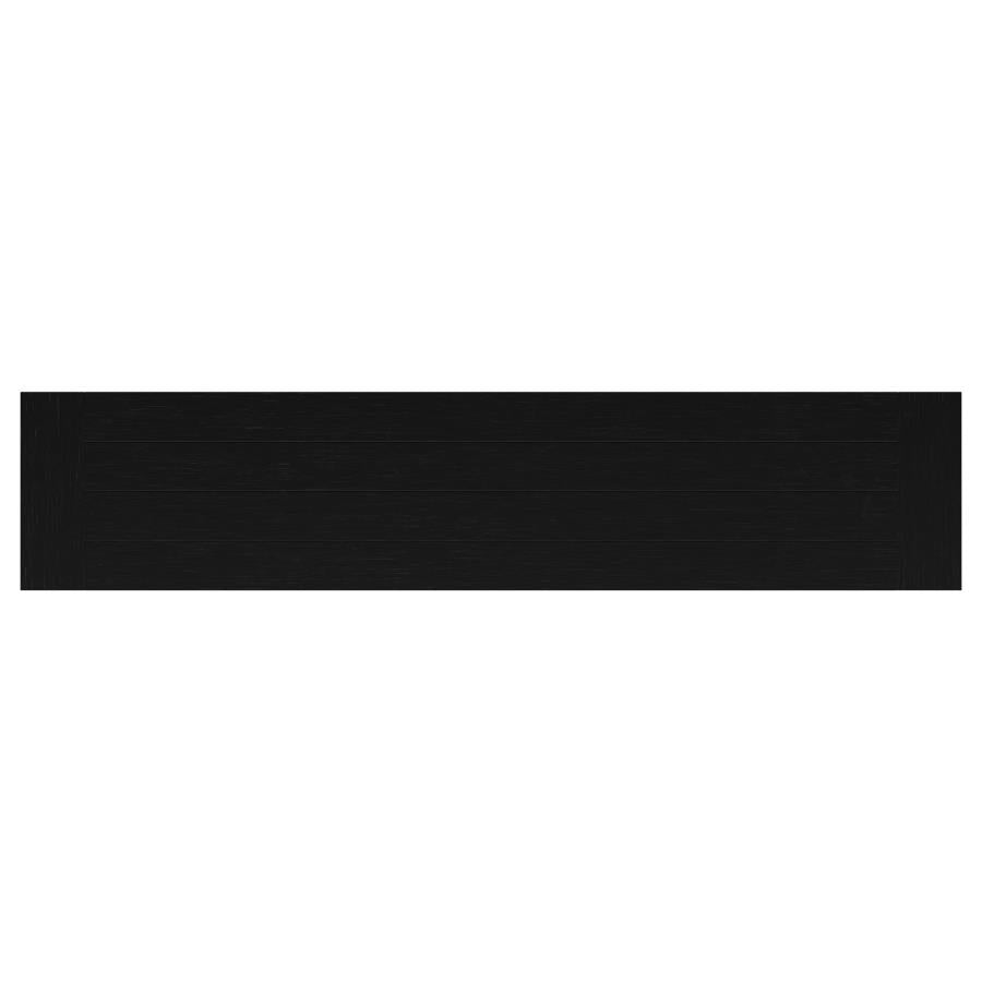 Florence 4-door Dining Sideboard Buffet Distressed Black & Honey 115535