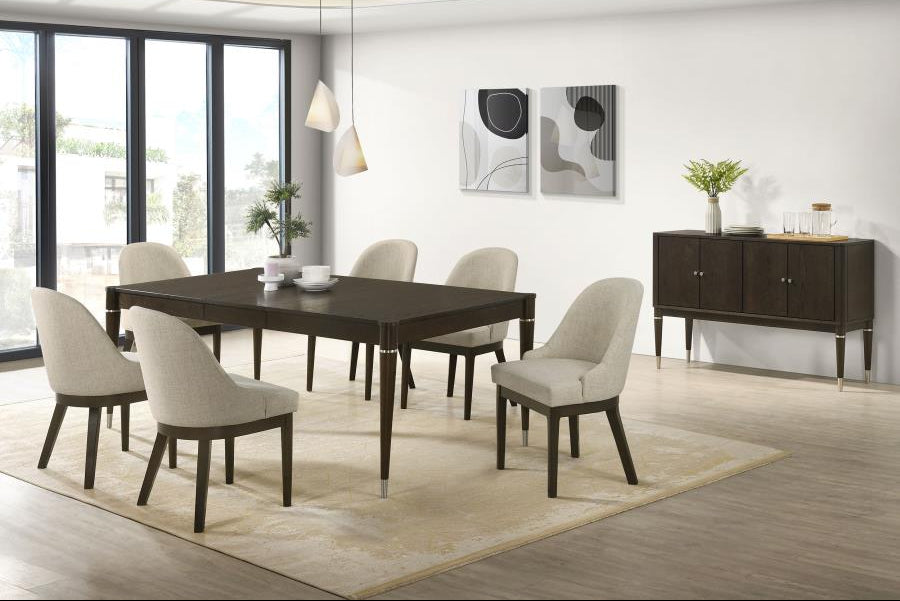 Brookmead Extension Leaf Dining Table Black