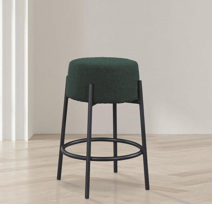 Avalon Boucle Fabric Counter Stool SKU: 821Grey-C