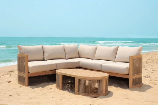Panama Jack Cabo 3-Piece Sectional Seating Set PJO-4401-NAT-3SEC