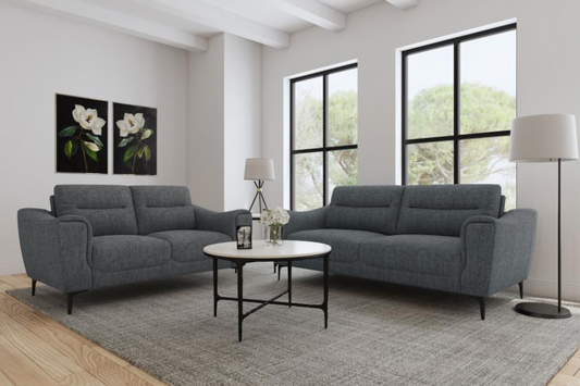 Nolan 2-piece Upholstered Sofa Set Charcoal 509281-S2 Comming Soon