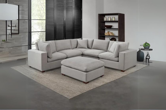 Thomasville Lowell 4-piece Fabric Modular Sectional