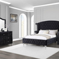 Deanna 4-piece Eastern King Bedroom Set Black  206101KE-S4