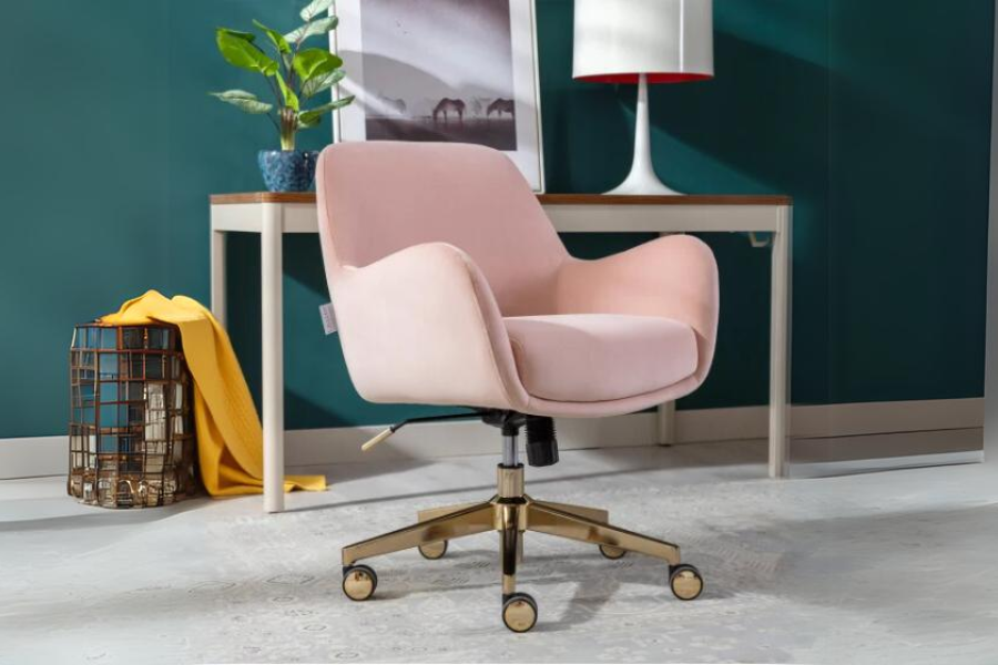 Online Only Lillian LILLIAN AUGUST Elyse Plush Velvet Home Office Cha Venini Furniture