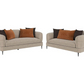 Jade 2-piece Chenille Upholstered Sofa Set Latte 509411-S2 Comming Soon