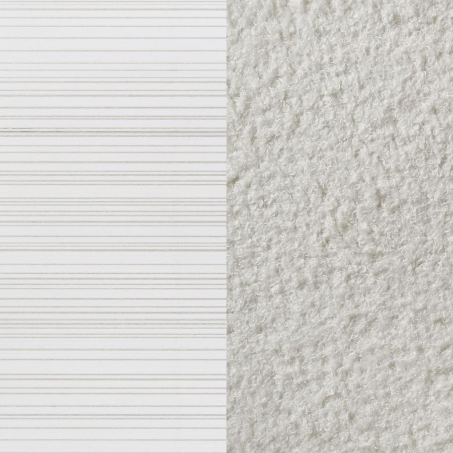 Miranda 54-inch Upholstered Panel Bed White 205110 - Venini Furniture 