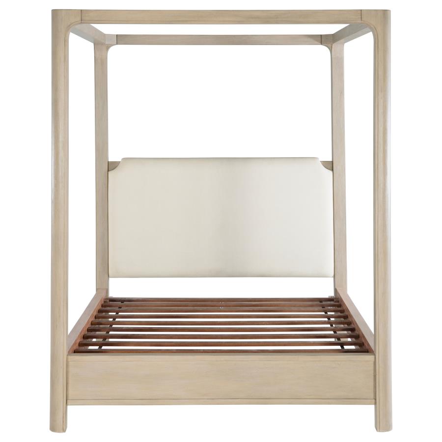 Solano 85-inch Queen Canopy Bed Weathered Mango 222520Q