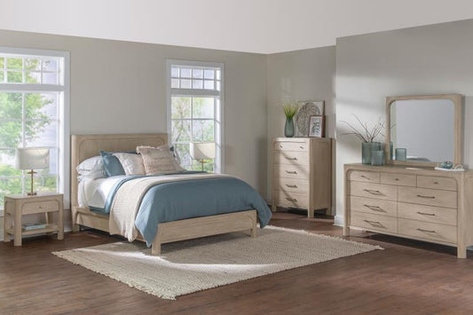 Solano 56-inch Eastern King Panel Bed Weathered Mango 222521KE