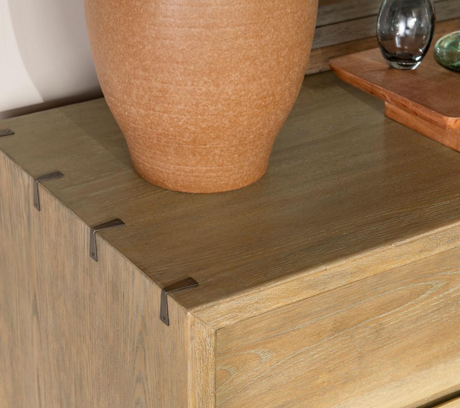 StillStillwater 9-Drawer Dresser with Mirror and Jewelry Shelf – Weathered Oak 222803M