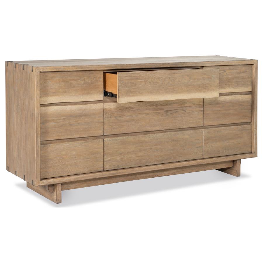 Stillwater 9-Drawer Dresser – Weathered Oak 222803