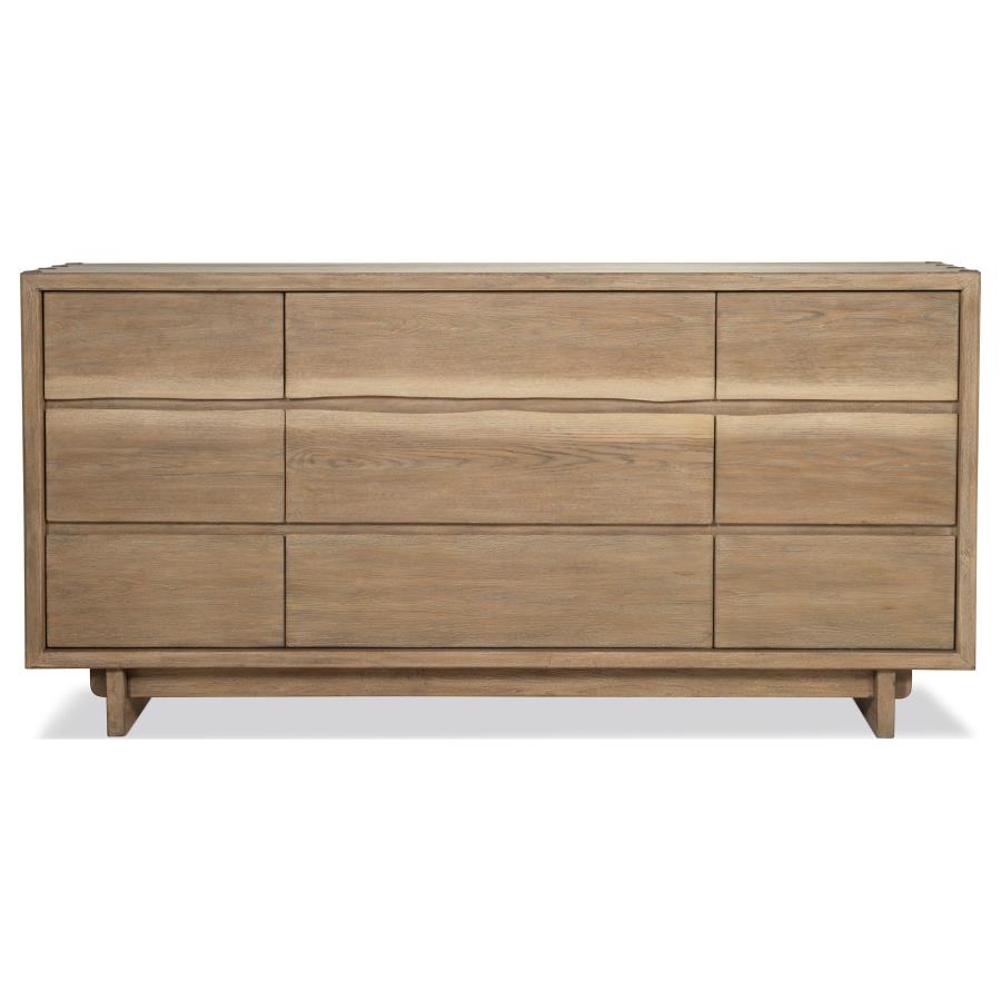 Stillwater 9-Drawer Dresser – Weathered Oak 222803
