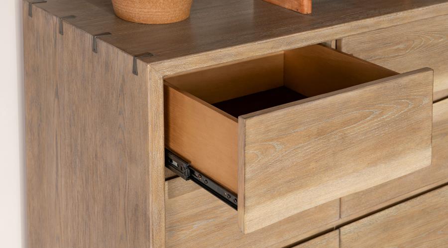 Stillwater 9-Drawer Dresser – Weathered Oak 222803