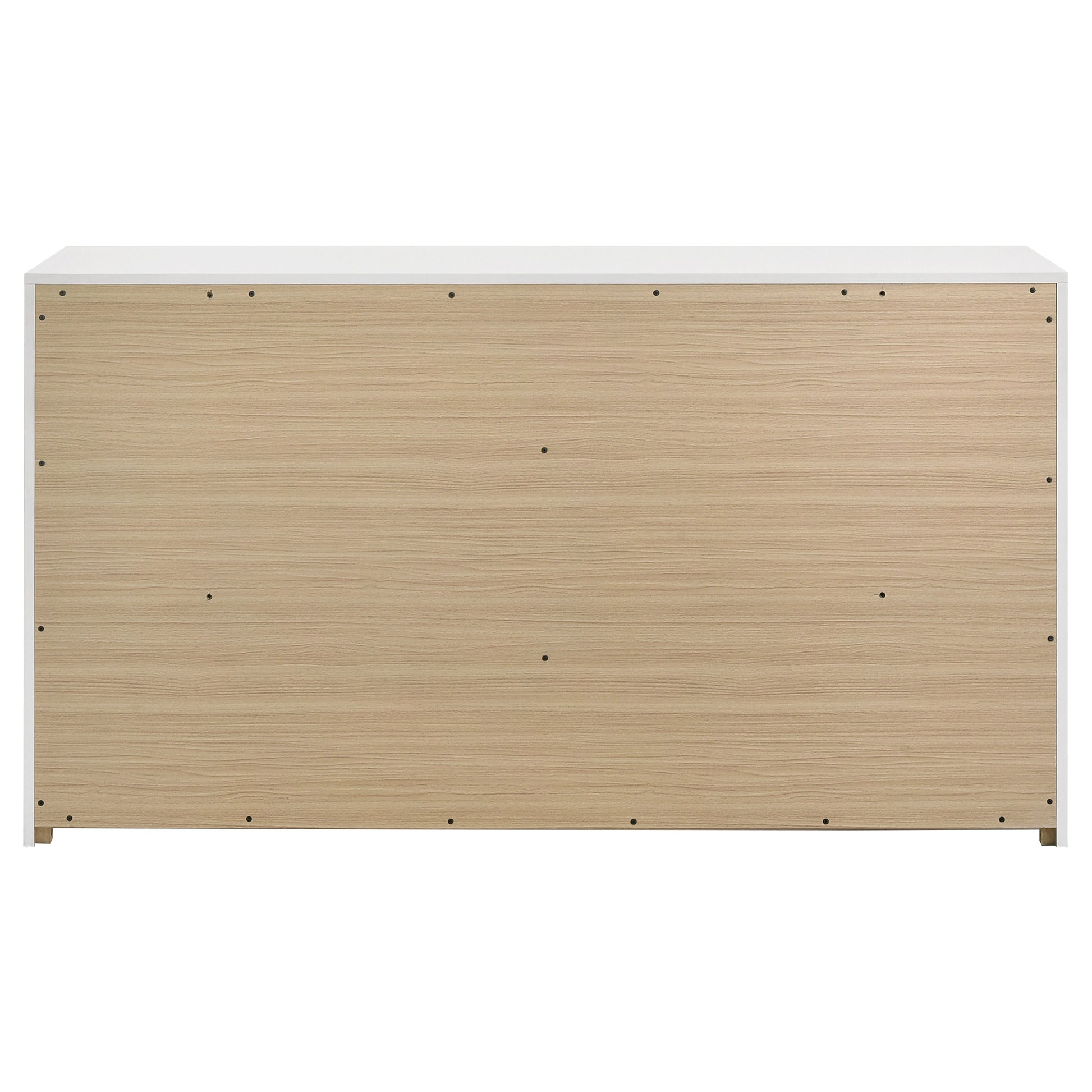 Ines 6-drawer Bedroom Dresser Cabinet White High 223093 - Venini Furniture 