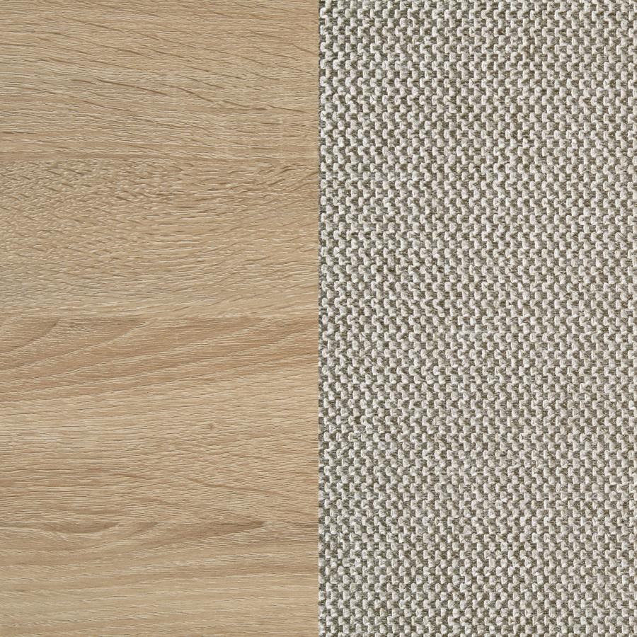 Arielle Eastern King Or Queen Bookcase Panel Storage Bed Light Oak.