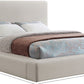Devin Linen Textured Fabric Bed SKU: DevinBeige-F