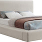 Devin Linen Textured Fabric Bed SKU: DevinBeige-F
