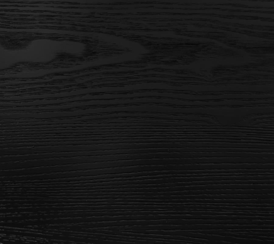 Arini Upholstered Panel Bed Black and Grey