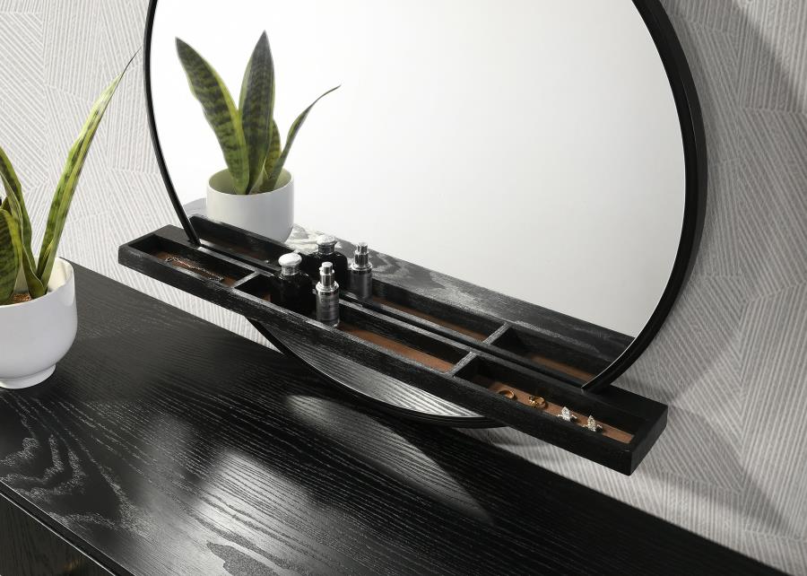 Arini Dresser Mirror Black  224334 - Venini Furniture 