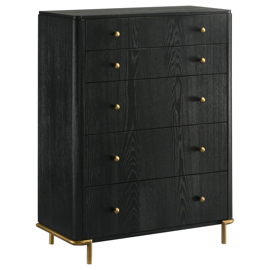 black dresser with gold hardware 8 Drawer Double Wide Drawers and Handles or living room necessities JVNOXK Black 6-Drawer Double Dresser,