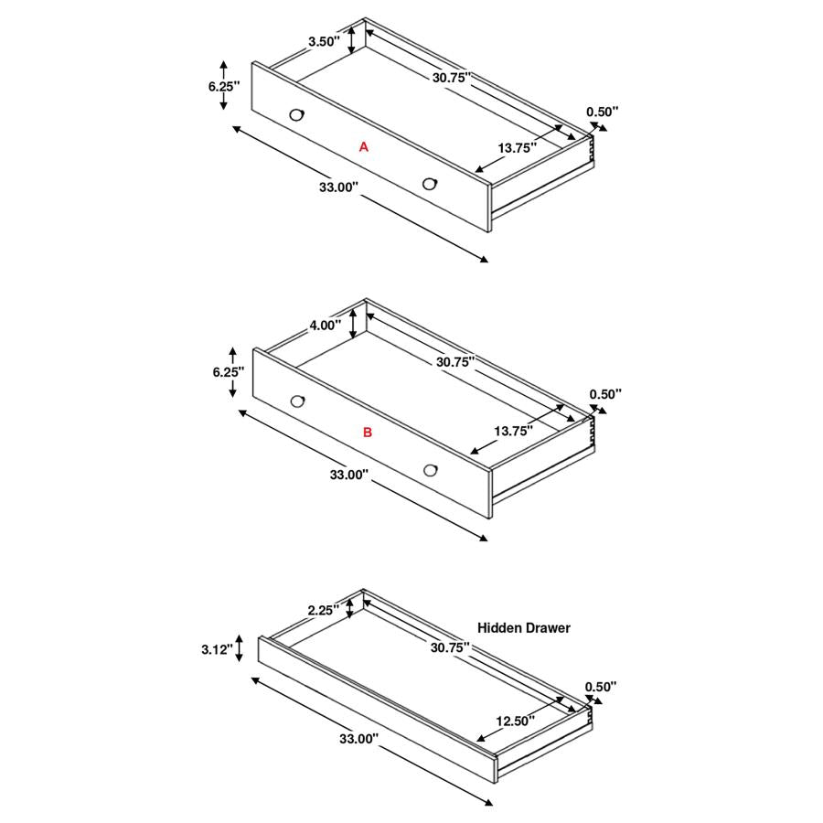 Arini Upholstered Panel Bed Black and Grey